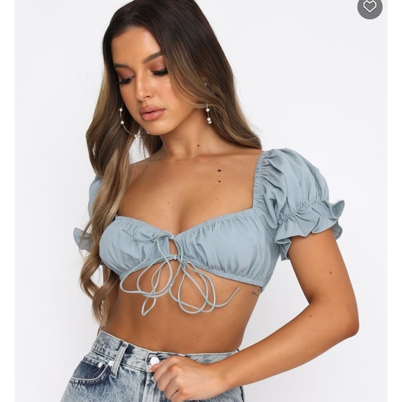 White fox crop top - Picture 2 of 4